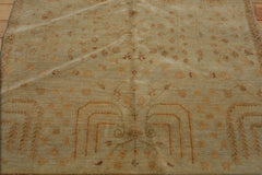 5x7 Hand Knotted 100% Wool Nourison Transitional Oriental Area Rug Moss, Gold Color