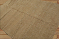 6x9 Hand Knotted Tibetan Wool and Silk Modern & Contemporary Oriental Area Rug Moss, Gray Color