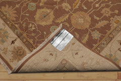 6x9 Hand Knotted Oriental 100% Wool Nourison Nourmak Traditional Oriental Area Rug Mocha, Beige Color