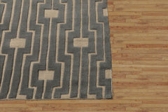 8x10 Hand Knotted Tibetan 100% Wool Tibetan Traditional Oriental Area Rug Ivory Color