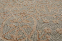 6x9 Hand Knotted Oushak 100% Wool Turkish Oushak Traditional Oriental Area Rug Sea Foam, Beige Color