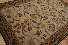 6x9 Hand Knotted Tibetan 100% Wool Costiken Transitional Oriental Area Rug Beige, Camel Color