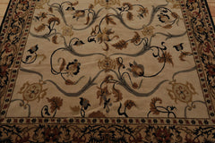 6x9 Hand Knotted Tibetan 100% Wool Costiken Transitional Oriental Area Rug Beige, Camel Color