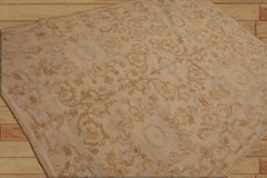 6x9 Hand Knotted French Aubusson Savonnerie 100% Wool Asmara Traditional Oriental Area Rug Beige, Tan Color
