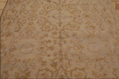 6x9 Hand Knotted French Aubusson Savonnerie 100% Wool Asmara Traditional Oriental Area Rug Beige, Tan Color