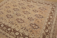 8x10 Tan, Beige Hand Knotted 100% Wool Chobi Peshawar Traditional 200 KPSI Oriental Area Rug
