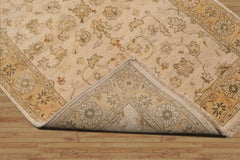 3x5 Beige, Tan Hand Knotted 100% Wool Agra Traditional Oriental Area Rug