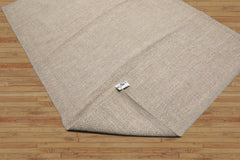 LoomBloom 5x8 Moss Hand Woven Kilim Wool Oriental Area Rug