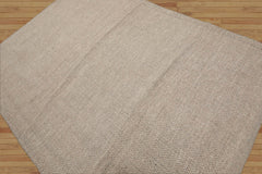 LoomBloom 5x8 Moss Hand Woven Kilim Wool Oriental Area Rug