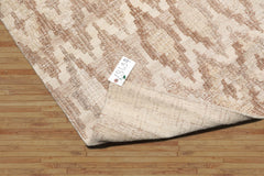 LoomBloom 5x8 Oriental Beige Hand Woven Southwestern Kilim Wool Area Rug