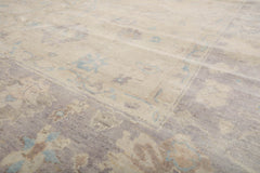 9x12 Beige, Aubergine, Tan Color Hand Knotted All-Over 100% Wool Traditional Oriental Rug
