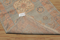 3x5 Mint, Blush, Ivory Color Hand Knotted All-Over 100% Wool Traditional Oriental Rug