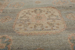3x5 Slate, Blush, Beige Color Hand Knotted All-Over 100% Wool Traditional Oriental Rug