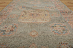 3x5 Sea Foam, Blush, Beige Color Hand Knotted All-Over 100% Wool Traditional Oriental Rug