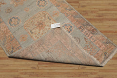 3x5 Mint, Blush, Brown Color Hand Knotted All-Over 100% Wool Traditional Oriental Rug
