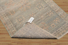 3x5 Mint, Gray, Blush Color Hand Knotted All-Over 100% Wool Traditional Oriental Rug