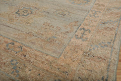 3x5 Mint, Beige, Brown Color Hand Knotted All-Over 100% Wool Traditional Oriental Rug