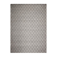 10' 3''x14' 1'' Ash Gray Cream Color Hand Tufted All-Over 100% Wool Modern Oriental Rug