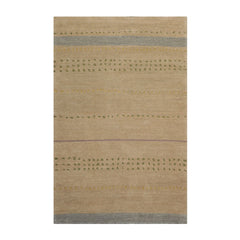 5x8 Tufenkian, Gray, Green Color Hand Knotted All-Over 100% Wool Traditional Oriental Rug