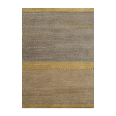 5x7 Moss, Gray, Olive Color Hand Knotted All-Over 100% Wool Traditional Oriental Rug