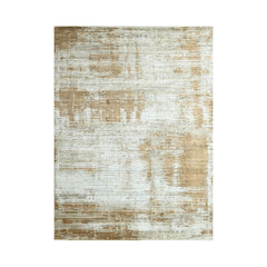8x10 Gray, Beige Hand Knotted Oushak 100% Wool Modern & Contemporary Oriental Area Rug