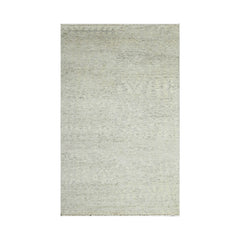 5x7 Gray, Beige Hand Knotted Abstract Tibetan 100% Wool Modern & Contemporary Oriental Area Rug