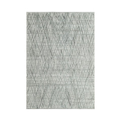 4x6 Tone on Tone Gray Hand Knotted 100% Wool Modern & Contemporary Oriental Area Rug