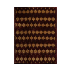 9x12 Hand Knotted Savonnerie 100% Wool Traditional Oriental Area Rug Burgundy, Beige Color