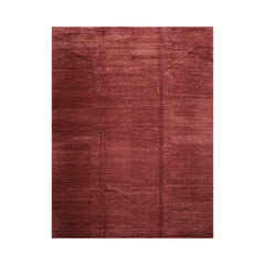 9x12 Hand Knotted Tibetan 100% Wool Michaelian & Kohlberg Modern & Contemporary Oriental Area Rug Rust,Coral Color