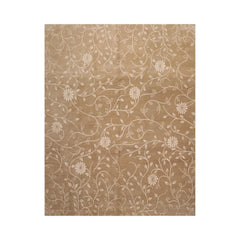 8x10 Tone On Tone Beige Hand Knotted Tibetan 100% Wool Lapchi Transitional Oriental Area Rug