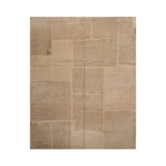 8x10 Beige, Taupe Hand Knotted Tibetan 100% Wool Michaelian & Kohlberg Modern & Contemporary Oriental Area Rug