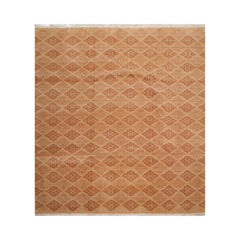8x10 Tan, Caramel Hand Knotted Tibetan 100% Wool Michaelian & Kohlberg Transitional Oriental Area Rug