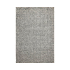 LoomBloom 5x8 Beige Wool Oriental Area Rug with Modern Ribbed Hand Knotted Design