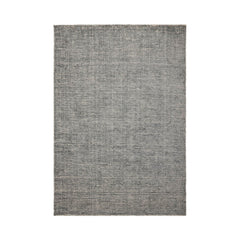 LoomBloom 5x8 Gray Hand Knotted Modern Wool Area Rug