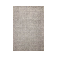 LoomBloom 5x8 Taupe Wool Rug with Modern Hand Knotted Pattern