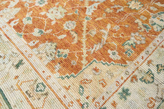 9x12 Hand Knotted 100% Wool Traditional Oriental Area Rug Rust, Ivory Color