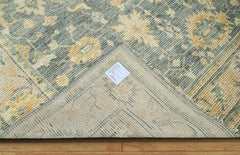 9x12 Hand Knotted 100% Wool Traditional Oriental Area Rug denim Color