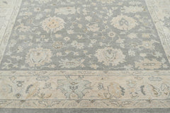 Multi Size Gray, Beige Muted Earth Tones Color Hand Knotted Oushak Wool Traditional Oriental Rug
