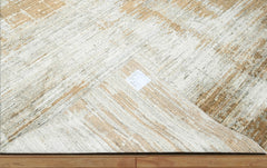 8x10 Gray, Beige Hand Knotted Oushak 100% Wool Modern & Contemporary Oriental Area Rug