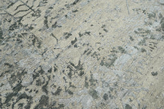 8x10 Beige Gray Muted Earth Tones Color Hand Knotted Transitional Wool Transitional Oriental Rug