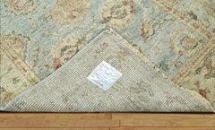 4x6 Hand Knotted 100% Wool Oushak Traditional Oriental Area Rug Light Blue, Silver Color