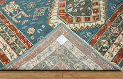 10x14 Hand Knotted 100% Wool Oushak Traditional Oriental Area Rug Midnight Blue Color