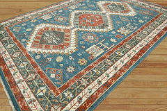 10x14 Hand Knotted 100% Wool Oushak Traditional Oriental Area Rug Midnight Blue Color