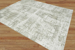 Multi Size Beige, Gray Hand Knotted 100% Wool Modern & Contemporary Oriental Area Rug