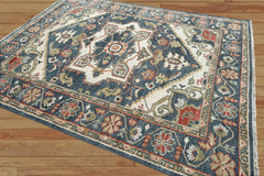 8' 3''x12' 2'' Slate Ivory Sage Color Hand Knotted 100% Wool Arts & Crafts Oriental Area Rug