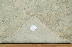 8x10 Hand Knotted 100% Wool Traditional Oriental Area Rug Light Gray Color