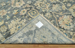 8x10 Hand Knotted 100% Wool Traditional Oriental Area Rug Charcoal Color