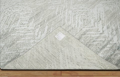 9x12 Celadon, Gray Hand Knotted 100% Wool Modern & Contemporary Oriental Area Rug