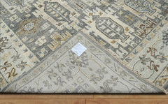 8x10 Gray LoomBloom Hand Knotted Arts & Crafts Oushak 100% Wool Oriental Area Rug