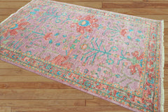 5x7 Pink LoomBloom Hand Knotted Arts & Crafts Oushak 100% Wool Oriental Area Rug
